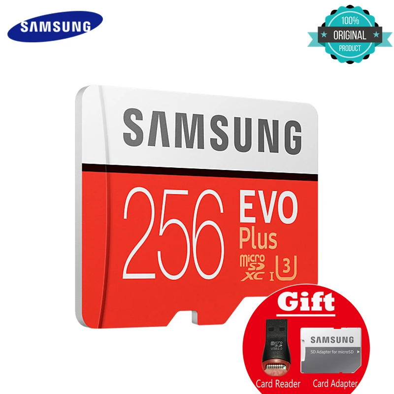 

SAMSUNG Memory Card 128G SDXC TF 100MB/s Grade EVO+ MicroSD Class 10 Micro SD C10 UHS-I Trans Flash 64GB 32GB 128GB Original