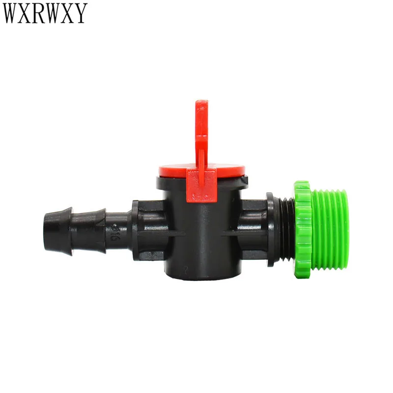 

wxrwxy Irrigation valve male 3/4 to the 1/2 hose Waterstop valve male 1/2 to 16mm hose Garden tap cranes 1pcs