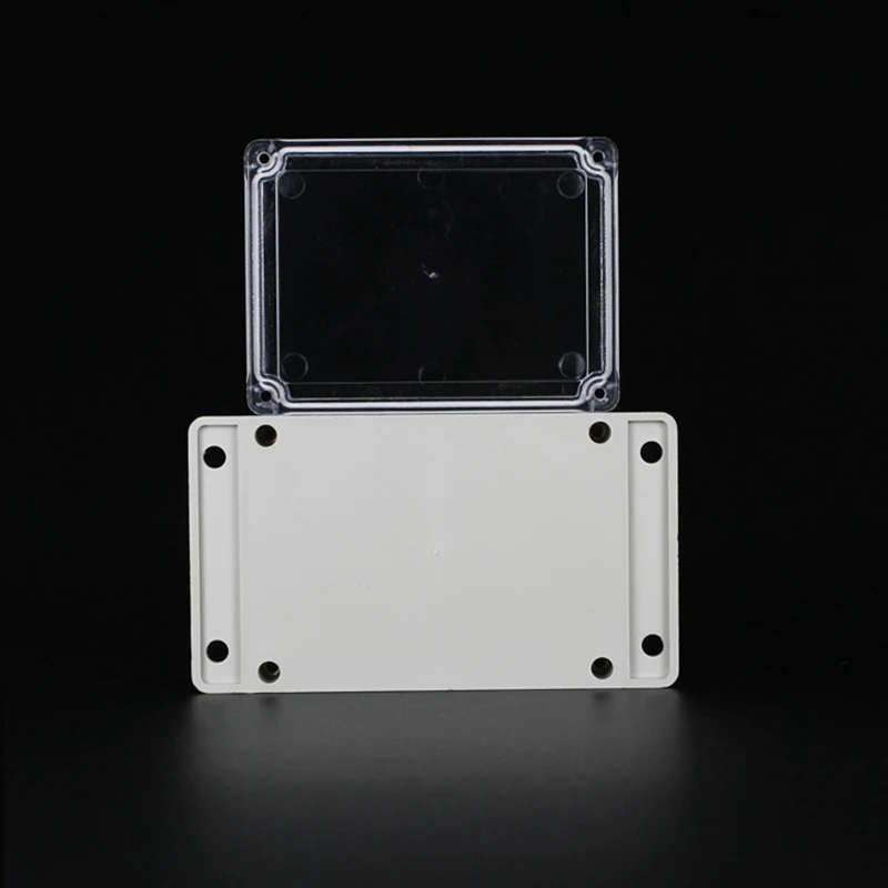 IP65 115x85x35 мм водонепроницаемая распределительная коробка прозрачная пластиковая проектная коробка Клеммная прозрачная уличная коробка для крепления на стену