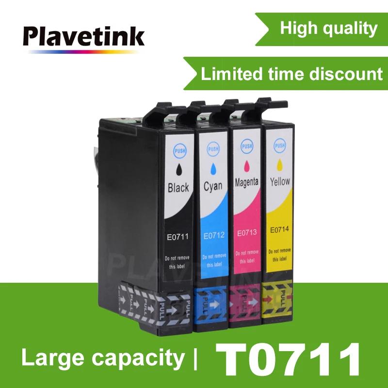 Vacante Condición Salón Cartuchos De Tinta Epson Compatibles T0711 Íncubo Esféri
