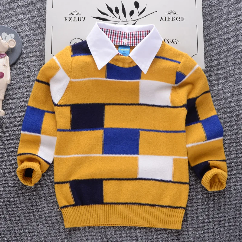 

AD Turn Down Collar Girls Sweaters Boys Clothing Solid Boys Sweaters Autumn New Girls Sweaters Kids Clothing