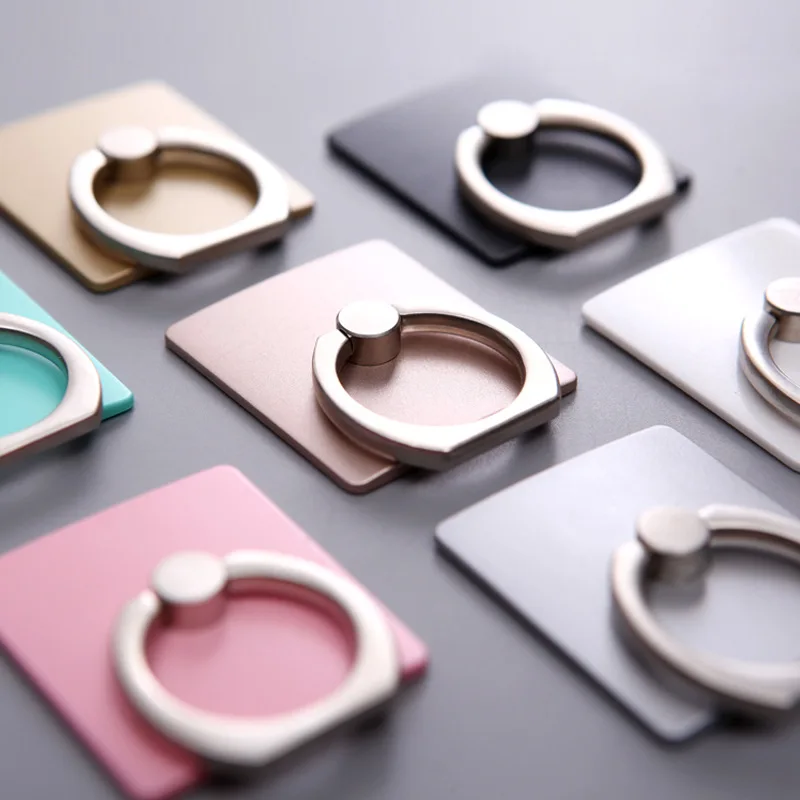 Finger Ring Mobile Phone Smartphone Stand Holder holder Car Mount Stand For iPhone Huawei Samsung Smart Square Phone Ring holder