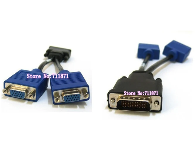 DMS 59 Male to 15P VGA D Sub Female Video Cable DMS 59 Graphics card
