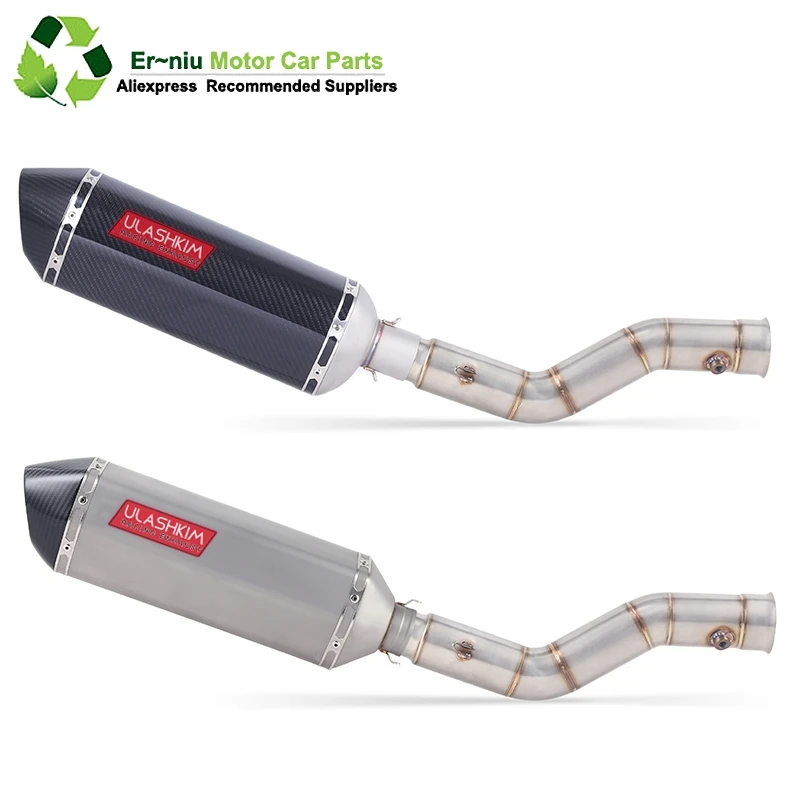 

Motorcycle Exhaust Muffler Escape Middle Link Contact Pipe Full System Slip On For yamaha YZF R1 1000 YZF1000 YZF-R1 2009~2015
