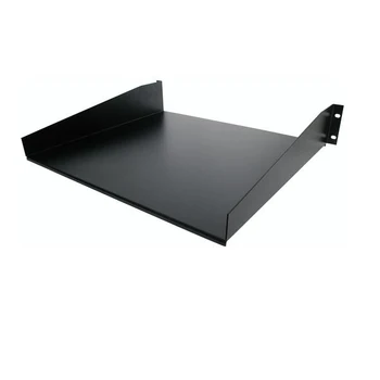 

StarTech.com Black Standard Universal Server Rack Cabinet Shelf, Rack shelf, Black, Steel, 20 kg, 2U, CE, TAA, REACH