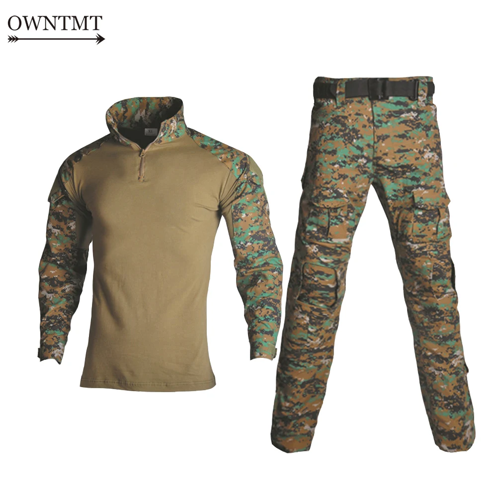 

Army Military Uniform Tactical G3 BDU Camouflage Combat Set Airsoft War Game Shirts Pants Military Multicam Hunting Camo Clothes