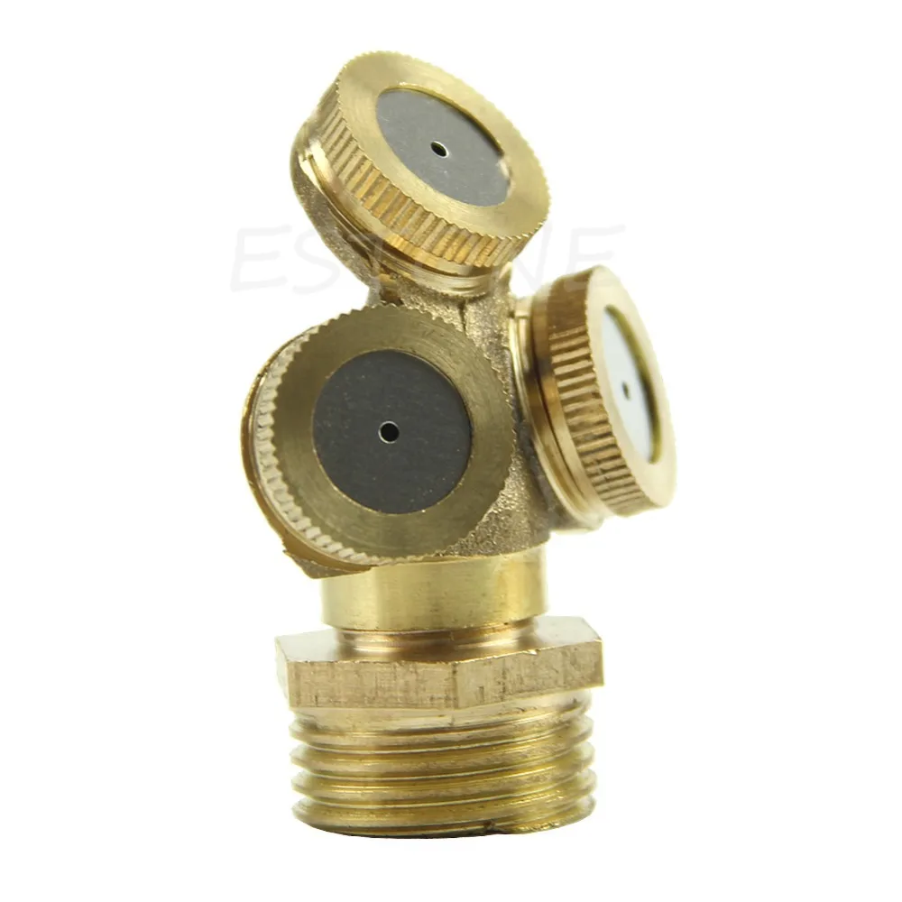 

1PC Brass Agricultural Misting Spray Nozzle Garden Sprinkler Irrigation System