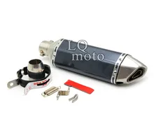 Motorcycle Modified Exhaust pipe dirt bike muffler For Yamaha FZ6 FAZER FZ6R FZ8 FZ1 FAZER XJ6 DIVERSION MT-07 FZ-07
