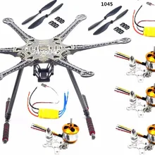 S550 на печатной плате, электронный модуль GF550 гексакоптер рама+ 6 x A2212 1000kv моторы+ 6 x 30A ESC+ 3 пары 1045 винтов