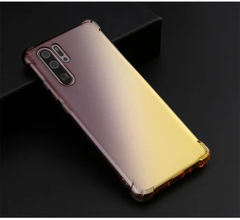 

500pcs Gradient Soft TPU Case For Huawei Honor 20 10i V30 Pro V20 9X 8X 8C Play 3 Transparent Air Cushion Shockproof Back Cover