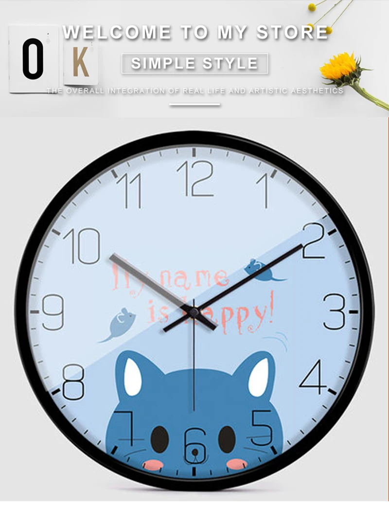 wall clock home wall clock led barber pole wall watches large decorative wall clocks wall clock mirror rock n roll wall clock retro room clock cloock nordic clock wood wall clock mickey kitchen big clock  (1)