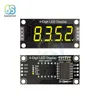 Tube d'affichage numérique LED décimal TM1637, 7 Segments, 0.36 pouces, jaune bleu, Module à 4 chiffres, panneau électronique, Kit de bricolage pour Arduino ► Photo 2/6