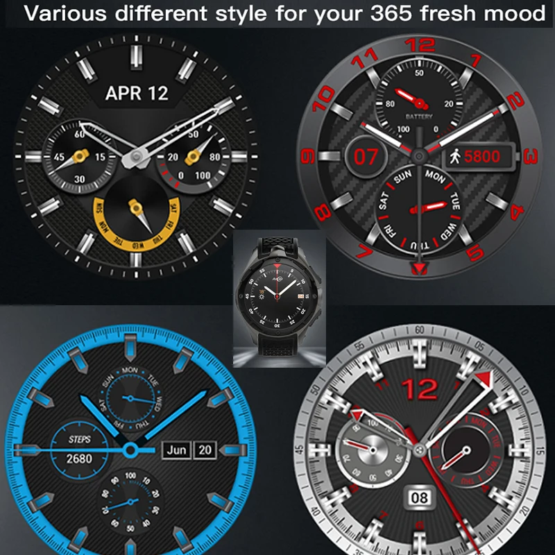 Smartwatch 3G GPS waterproof Heart rate monitor smart watch android Call Message Speaker smart electronics ALLCALL W2 pk q7 KW88