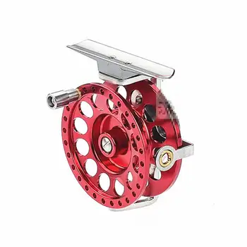 

R/L Hand Front Fishing Reel Fly Wheel Sea Ice Lake Saltwater Freshwater Fishing Rod Line Tackle Right Red / Left Blue Handed