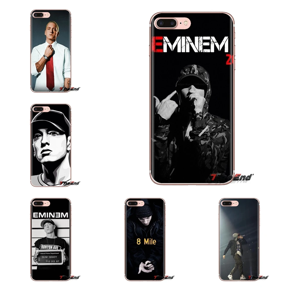 Soft Transparent Cases Covers For Xiaomi Redmi 4A S2 Note 3 3S 4 4X 5 Plus 6 7 6A Pro Pocophone F1 eminem |
