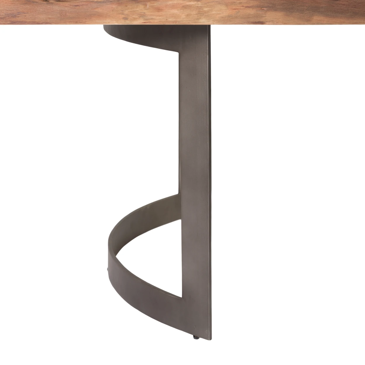 BENT DINING TABLE LARGE SMOKED (3)