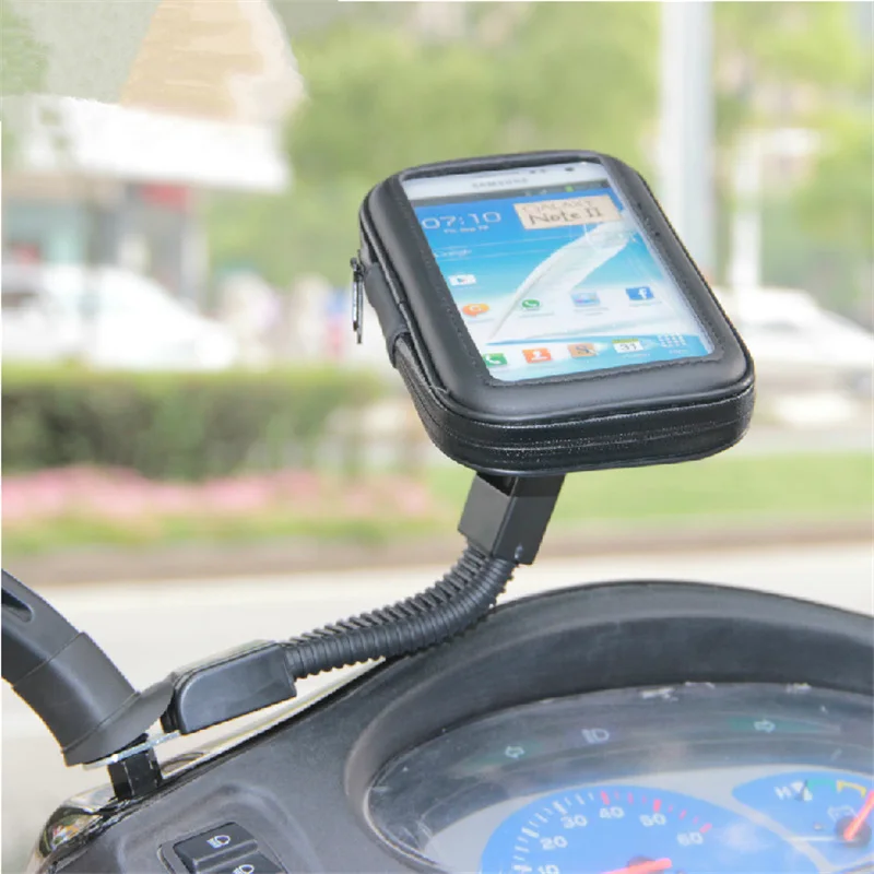 Universal 5" 5.5" Phone GPS Case Motorcyle Scooter Electric Car