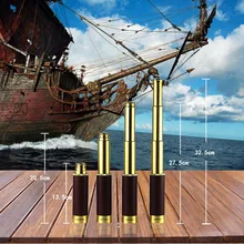Абсолютно высокое качество 25x30 мм Прочный морской латунный телескоп монокулярный стеклянный Морской Открытый Кемпинг для chlidern и взрослых