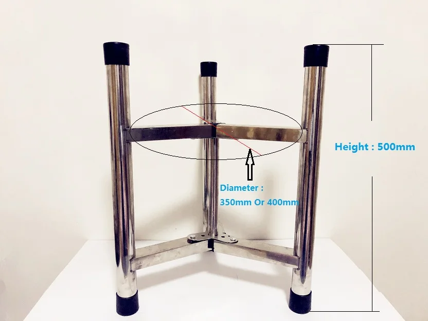 Складной кронштейн для резервуара для винокурни/резервуара для пивоварения, применимый диаметр 350 мм или 400 мм, нержавеющая сталь