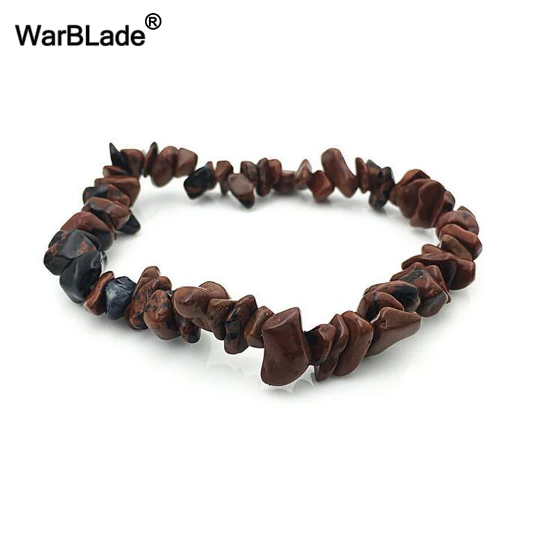 Женский браслет с драгоценным камнем WarBLade нестандартный и кристаллами Самородок