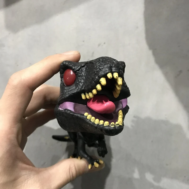 Оригинальный Funko pop Подержанный мир Юрского периода индораптор динозавр Джон