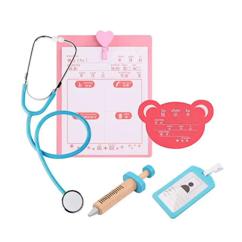 Медицинская игрушка-пазл, набор, Детская имитация, медицинская ролевая игра, доктор, Детский обучающий комплект