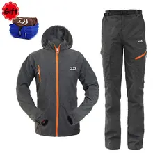 Spring Summer Fishing Clothing Men Breathable Sun UV Protection Outdoor Sportswear Clothes Fishing Shirt Pants Free