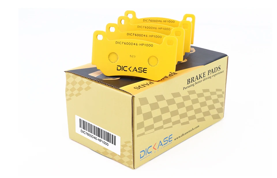 Dicase HP1000 высокопрочной керамики тормозные колодки для CP7600 тормозные суппорты автомобиля Средства для укладки волос