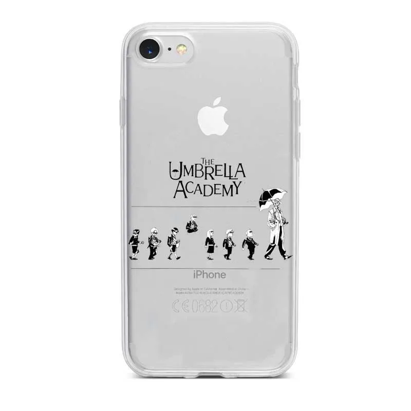 Umbrella Academy TPU Мягкий Прозрачный чехол для телефона для iphone 11 11Pro 11ProMax X XR XS Max 8 8Plus 7 7Plus 6 6Plus 5 SE - Цвет: TPU