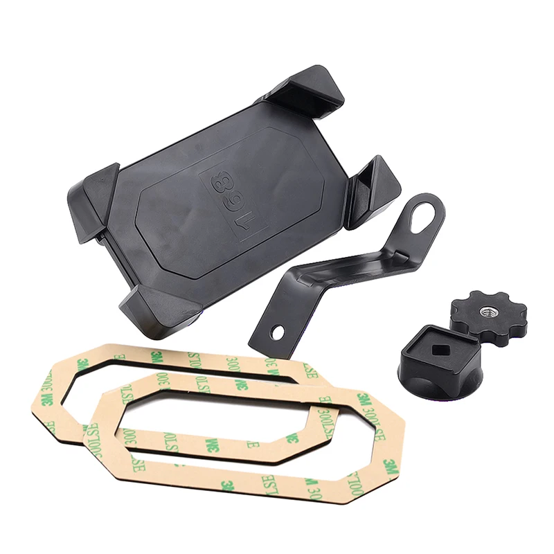 

1PC Motorcycle 4 Angle Fixed 360 Degree Rearview Mirror Holder Mount Bracket For Phone GPS