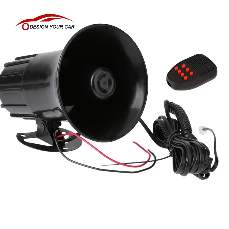 KKmoon 7 Sounds Tone Car Motorcycle Truck Horn 12V 50W 150DB Electronic