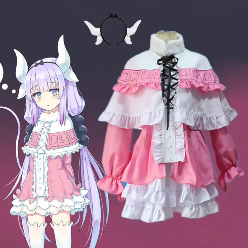 

Kanna Kamui Kamuy cosplay costumes skirt Japanese anime Miss Kobayashi's Dragon Maid clothing Halloween costumes