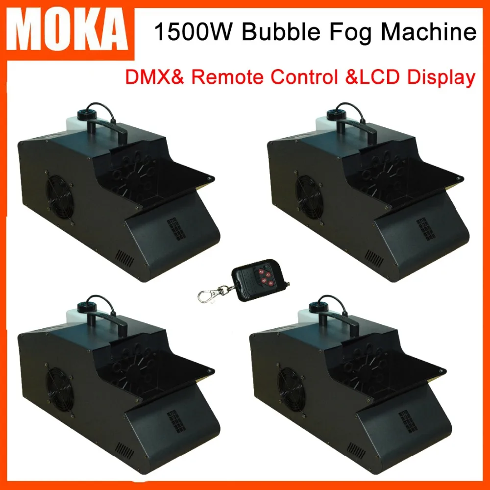4Pcs/lot 1500w Fog Bubble Machine For Wedding Stage Party Stage Bubble