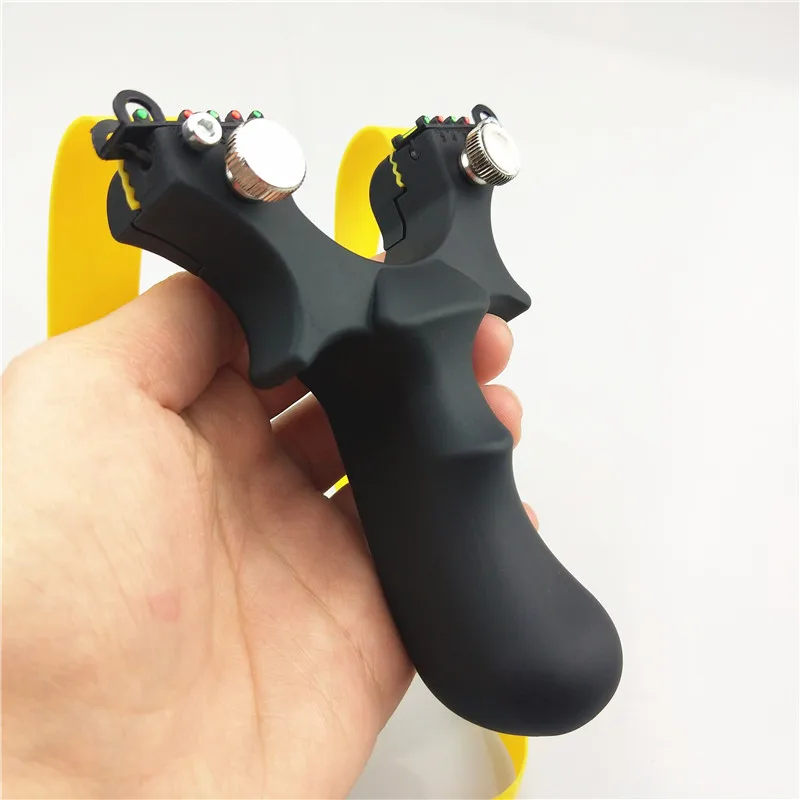 

Plastic Catapult Metal Slingshot Catapult Sling Shot Marble Outdoor Hunting Accessories with Powerful Rubber Band