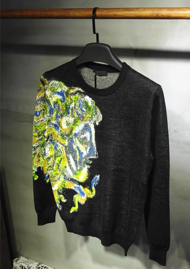 

2017 NEW men's face sweater