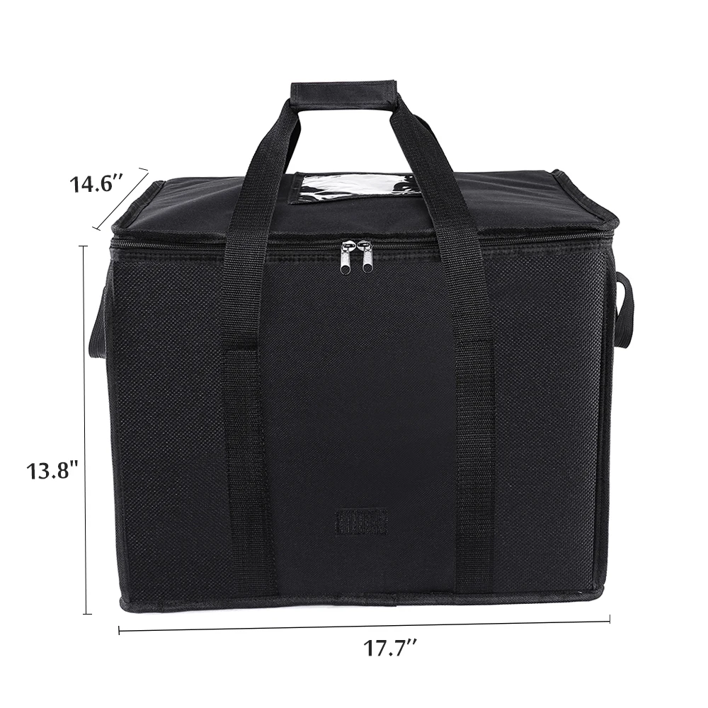 Billig Cherrboll 58L Wiederverwendbare Isolierte Kühltasche Einkaufstasche Große Einkaufen Box Isolierte Taschen Mit Reißverschluss Top