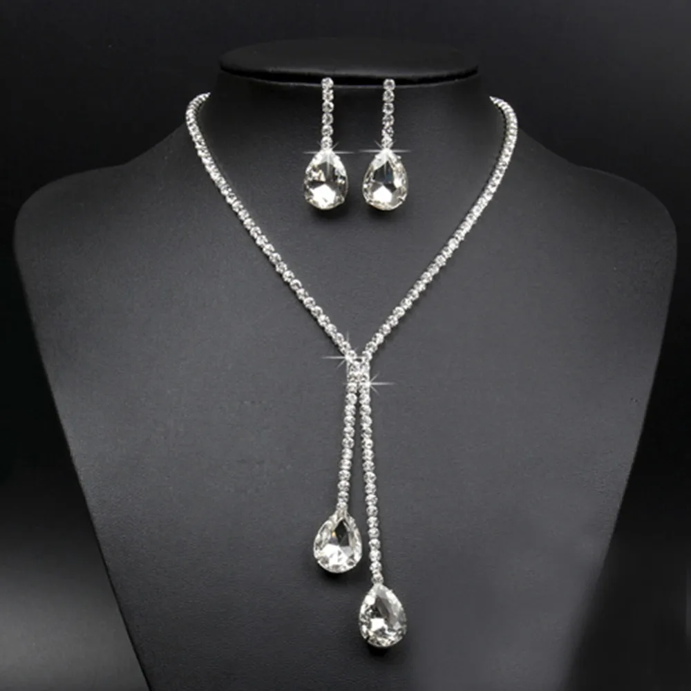 The bride adorn article two piece contracted water droplets | Украшения и аксессуары