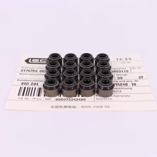 BTAP 6mm Preto Motor de Válvula de Vedação de Óleo Para AUDI A3 A4 A5 A6 A8 VW Jetta Golf Passat 1.8 1.8 t 2.5 v 036 20 109 675 UM 036109675A