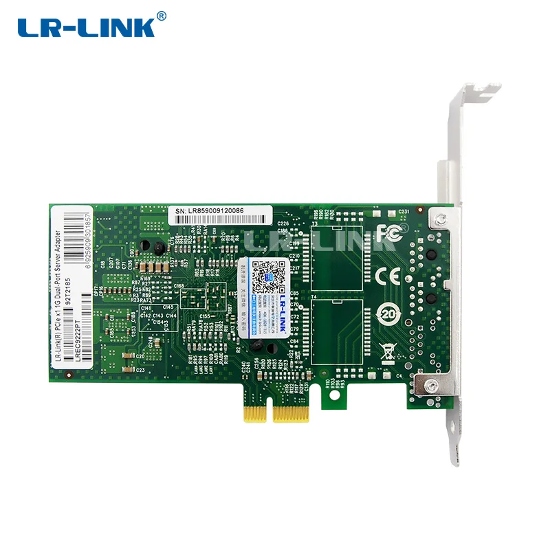 LR LINK 9222PT Dual Port Gigabit Ethernet Lan Network Card 10 100 100Mb PCI Express Network 4