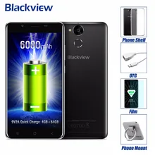 Blackview P2,6000 mAh Battery,5.5″ FHD Metal Body smartphone,Android 6.0 MT6750T octa core 4GB RAM 64GB ROM cellphone