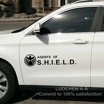 

Car Stickers 2PCS Avengers Agents of SHIELD Creative Decals For Doors Auto Tuning Styling D22