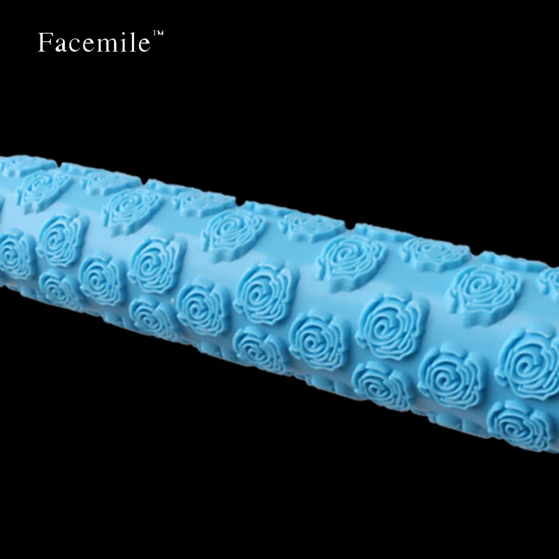 Facemile 1 шт скалкой Роза Folwer различных моделей выпечки подарок Фондант тиснением плесень украшения торта 54055