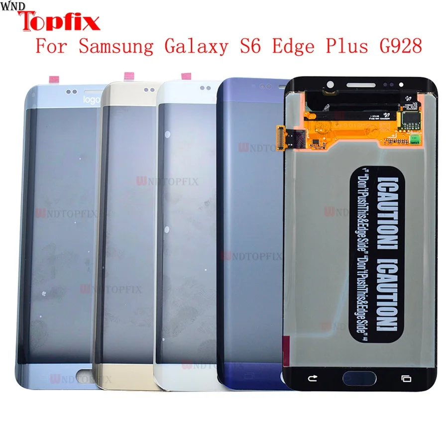 Lcd Display Touch Screen DigitizerAssembly For Samsung Galaxy S6 Edge Plus G928F G928A G928I Super AMOLED LCD Replacement Parts (7)