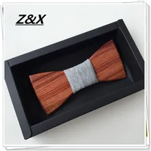 Деревянный галстук-бабочка, Роскошный Королевский, черный, в клетку, шелковый галстук-бабочка, деловой, для свадьбы, вечеринки, отдыха, модный мужской галстук-бабочка, деревянный галстук-бабочка Z& L