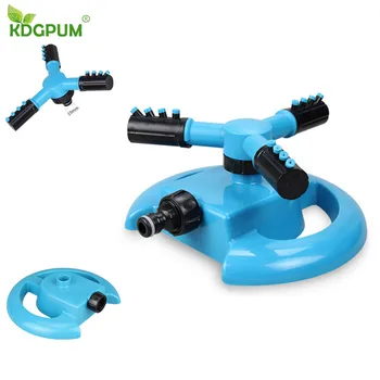 

Lawn Garden Irrigation Sprinkler Adjustable Trigeminal Nozzle 360 Degree Rotating Sprinkler for Watering Lawn Plants Flowers