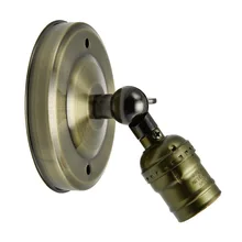 1 шт. E26/E27 лампа держатель гальванического Алюминий Лофт потолок винт EDISON ЛАМПЫ разъем Винтаж подвесной светильник База ul место 250 В