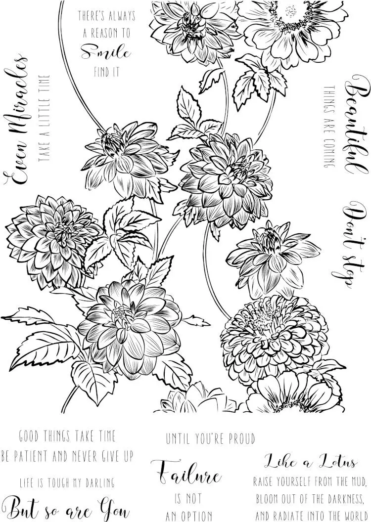 

Flowers Transparent Clear Silicone Stamp/Seal for DIY scrapbooking/photo album Decorative clear stamp sheets H102