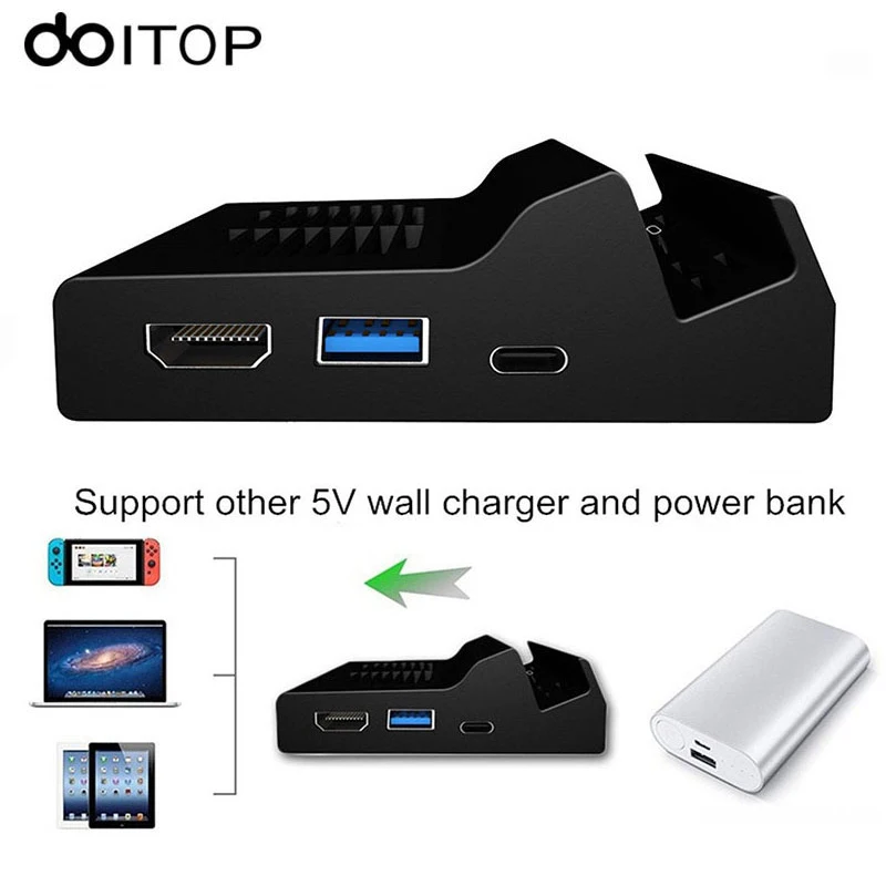 Doitop для Nintend переключатель Портативный HDMI ТВ Замена док охлаждающая подставка