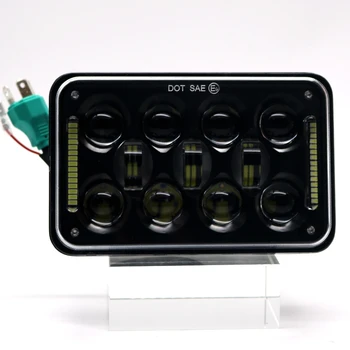 

4x6" 48w LED Projector Headlight With DRL For Honda XR650 XR250 XR400 Suzuki DRZ Black 4x6 inch H4 Headlamp For TOYOTA FORD
