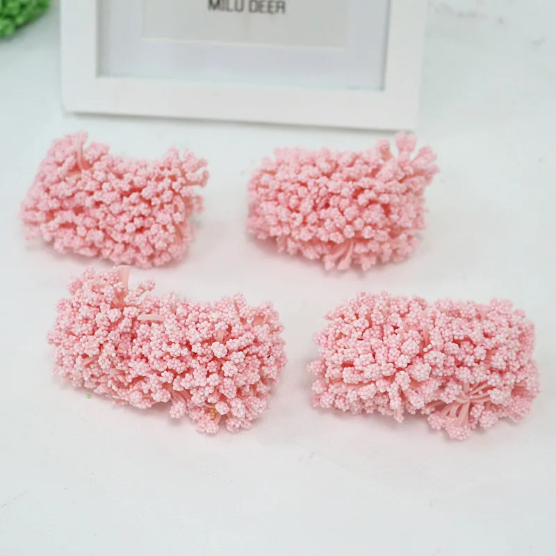 Flone Mini Fake Fruit Small Berries Artificial Flower Cherry Stamen Bouquet Wedding Christmas Party Xmas Decor Art Floral (9)